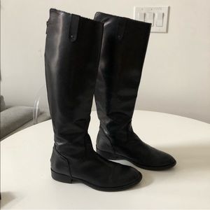 Steven By Steve Madden Leather Riding Boot